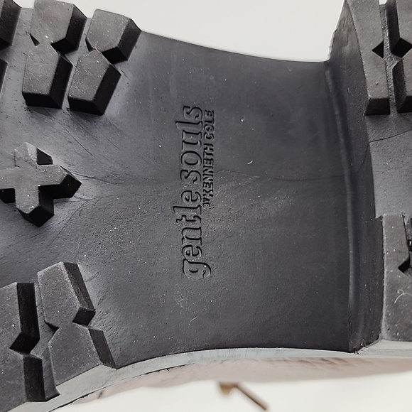 Gentle Souls Women's Bristol Wallaby Tan Leather Lace Up Ankle Boots Size 7.5M - Picture 14 of 15